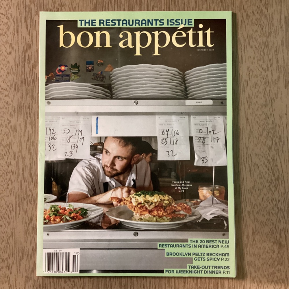 Bon Appétit Magazine October 2024 issue